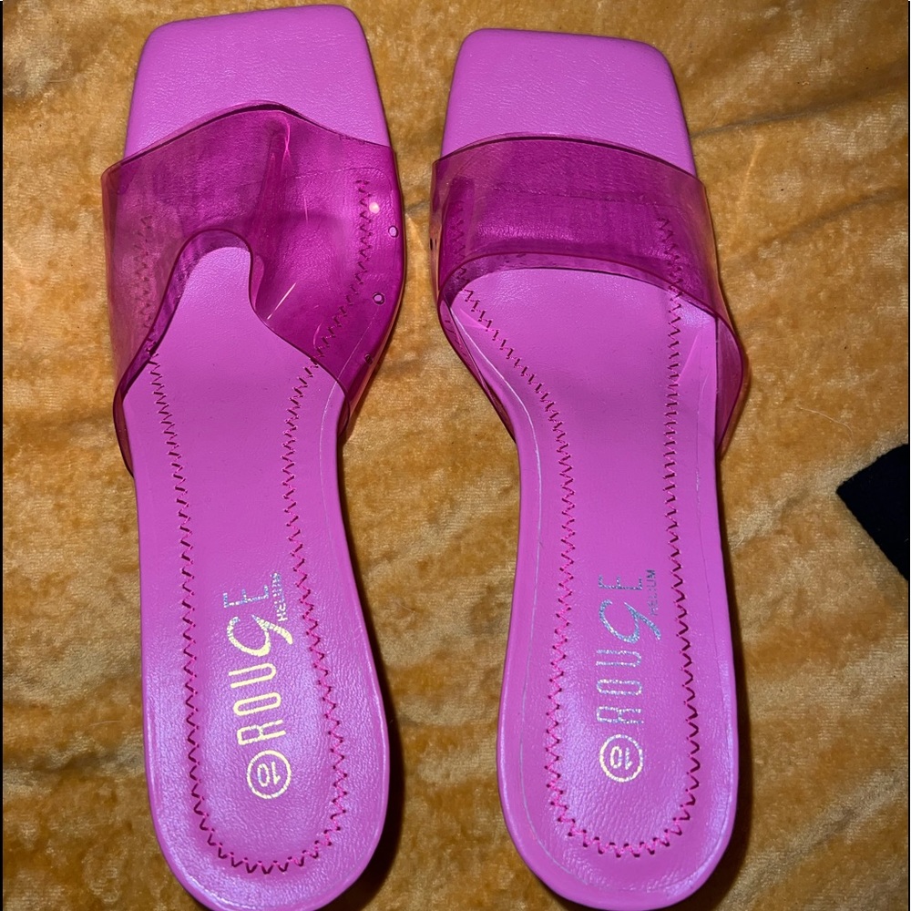 Pink Barbie heels